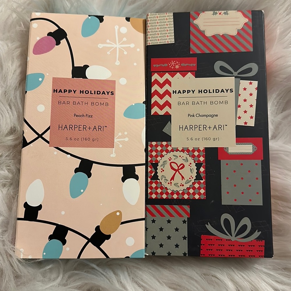 Harper + ari bath bomb happy holidays set